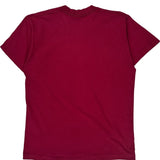 Fruit Of The Loom College T-Shirt - Large Red Cotton
