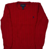 Age 5 Polo By Ralph Lauren Jumper - Small Red Cotton