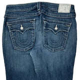 True Religion Slim Fit Jeans - 32W 31L Blue Cotton