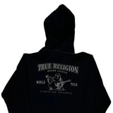 World Tour True Religion Graphic Hoodie - XL Black Cotton