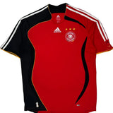 Germany National Team 2005/07 Adidas Away Football Shirt - Large Red Polyester