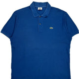 Lacoste Polo Shirt - XL Blue Cotton