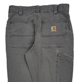 Carhartt Carpenter Trousers - 30W UK 10 Grey Cotton