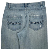 Southpole Wide Leg Jeans - 34W 30L Light Wash Denim