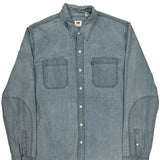 Levis Denim Shirt - XL Light Wash Cotton