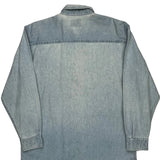 Cleveland Browns Lee Sport Nfl Denim Shirt - Medium Light Wash Cotton