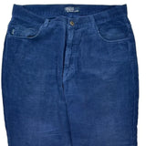 Polo By Ralph Lauren Trousers - 33W 30L Blue Corduroy