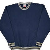 90'S Blank Made In USA Wilson Sweatshirt - 2XL Blue Cotton Blend