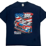 Nra 500 Gildan Nascar T-Shirt - XL Navy Cotton