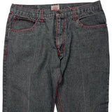 Noiz Hip Hop Jeans - 35W 30L Grey Cotton