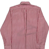 Ralph Lauren Striped Shirt - Large Red Cotton