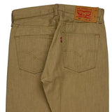 501 Levis Jeans - 31W 30L Beige Cotton