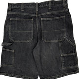 Faded Glory Carpenter Shorts - 36W 10L Black Cotton