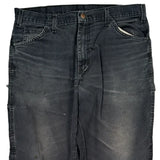 Dickies Carpenter Trousers - 33W 30L Black Cotton