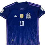 Argentina National Team Adidas 2022-23 Away Messi Football Shirt - Medium Purple Polyester