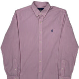 Ralph Lauren Slim Fit Shirt - Medium Pink Cotton