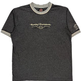 Liberty Harley Davidson Harley Davidson Graphic T-Shirt - Large Gray Cotton Blend