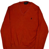 Polo By Ralph Lauren Jumper - Medium Orange Cotton