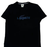 Lacoste T-Shirt - Large Black Cotton