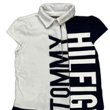 Age 5 Tommy Hilfiger Spellout Dress - XS Navy Cotton