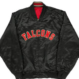 Falcons Reebok Bomber Jacket - Large Red Nylon