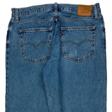 Levis Baggy Dad Jeans - 35W 29L Blue Cotton