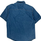 Wrangler Denim Shirt - Medium Blue Cotton
