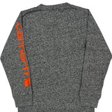 Age 5 Carhartt Long Sleeve T-Shirt - XS Gray Cotton