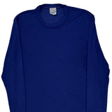 Made In USA Capeline Patagonia Long Sleeve T-Shirt - Large Blue Polyester