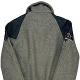 Seder Varsity Jacket - Medium Blue Wool Blend