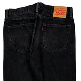 505 Levis Jeans - 33W 30L Black Cotton