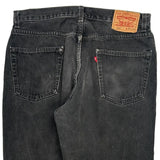 550 Levis Jeans - 34W 23L Black Cotton