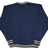 90'S Blank Made In USA Wilson Sweatshirt - 2XL Blue Cotton Blend