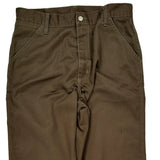 Carhartt Trousers - 32W 34L Brown Polyester Blend