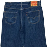 Levis Denim Shorts - 34W 11L Blue Denim