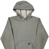 Carhartt Hoodie - Small Gray Cotton Blend