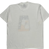 Screen Stars Graphic T-Shirt - XL White Cotton Blend