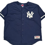 New York Yankees Majestic Mlb Jersey - 2XL Navy Polyester