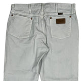 Wrangler Jeans - 34W 29L White Cotton