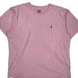 Polo By Ralph Lauren T-Shirt - Large Pink Cotton