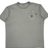 Carhartt T-Shirt - XL Grey Cotton