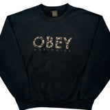 Worldwide Obey Sweatshirt - Large Black Cotton
