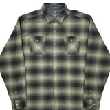 Kuhl Checked Flannel Shirt - XL Black Cotton