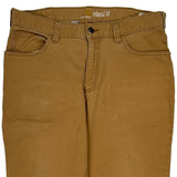 Carhartt Carpenter Trousers - 32W 30L Brown Cotton