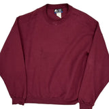 Heavyweight Starter Sweatshirt - XL Burgundy Cotton Blend