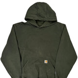 Carhartt Hoodie - XL Green Cotton