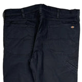 Dickies Carpenter Pants - 38W 32L Black Cotton Blend