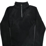 Reebok 1/4 Zip Fleece - Medium Black Polyester