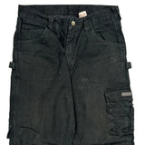 Dakota Grizzly Cargo Trousers - 32W 32L Black Cotton