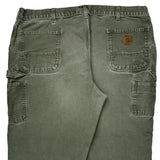 Carhartt Carpenter Pants - 40W 30L Green Cotton